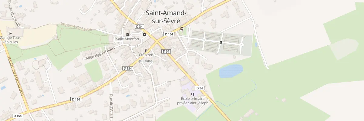 Plan du 23 Rue du Stade à Saint-Amand-sur-Sèvre