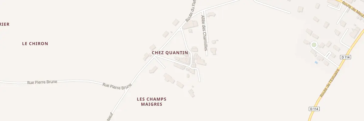 Plan du 10 Rue de Chez Quantin à Thaims