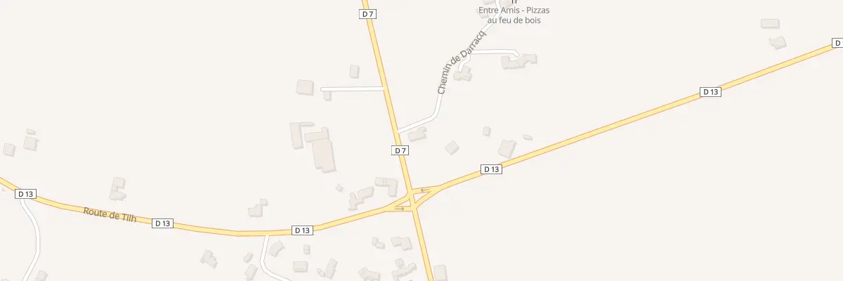 Plan du 789 Rte d’Orthez à Arsague