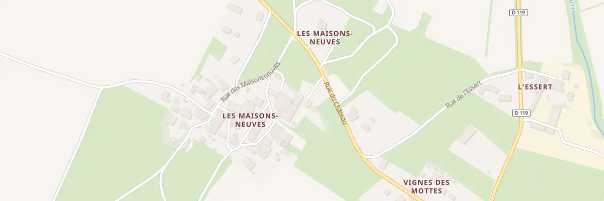 Plan du 1 Imp des Rosiers à Soulignonne