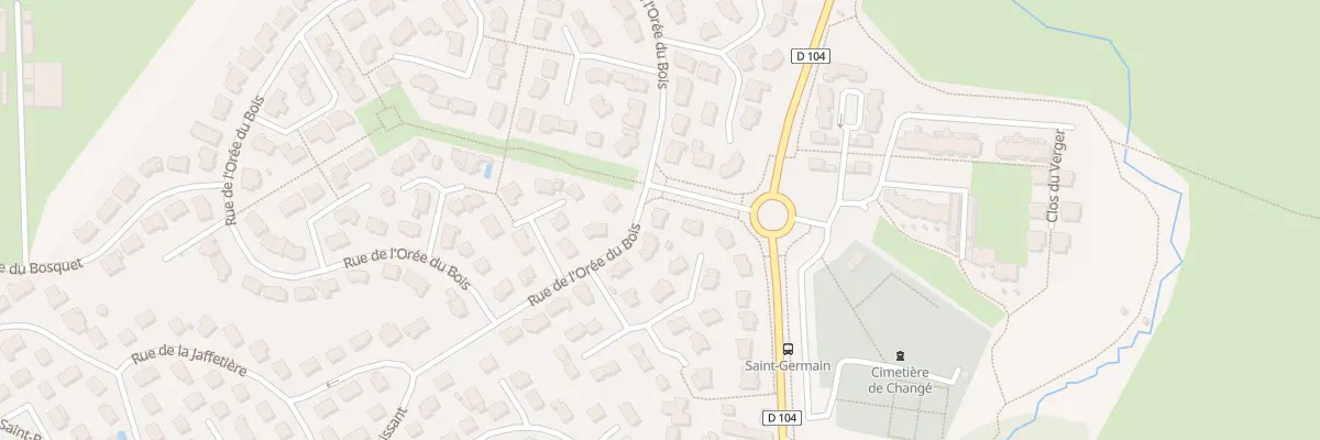 Plan du 1 Rue de l’Orée du Bois à Changé