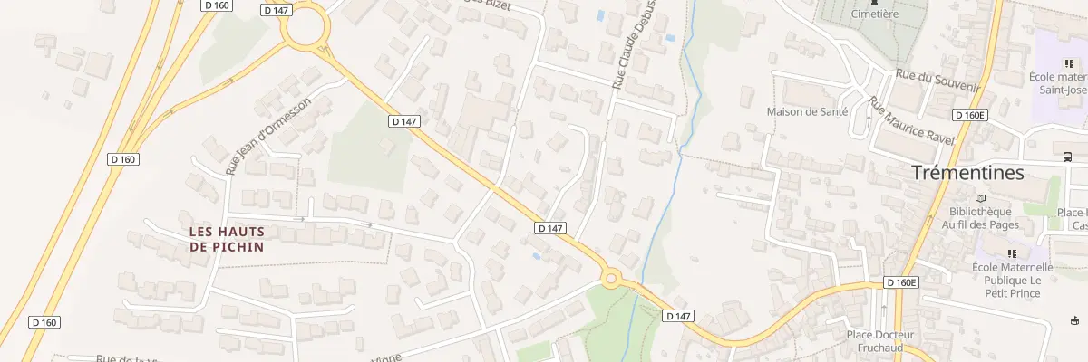 Plan du 40 Rue des Mauges à Trémentines