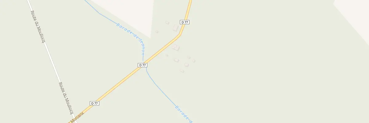 Plan du 553 Tauziet à Sabres