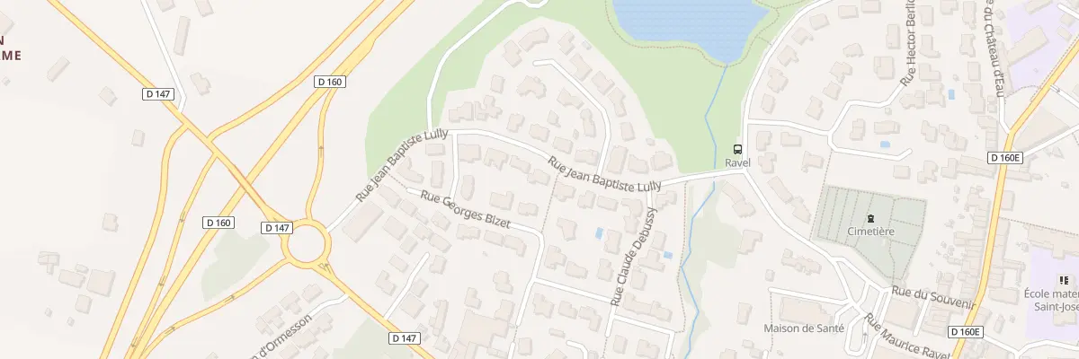 Plan du 11 Rue Jean Baptiste Lully à Trémentines