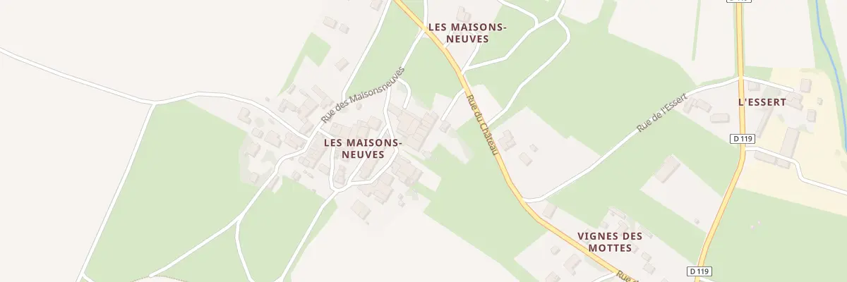 Plan du 5084 Maisons Neuves à Soulignonne