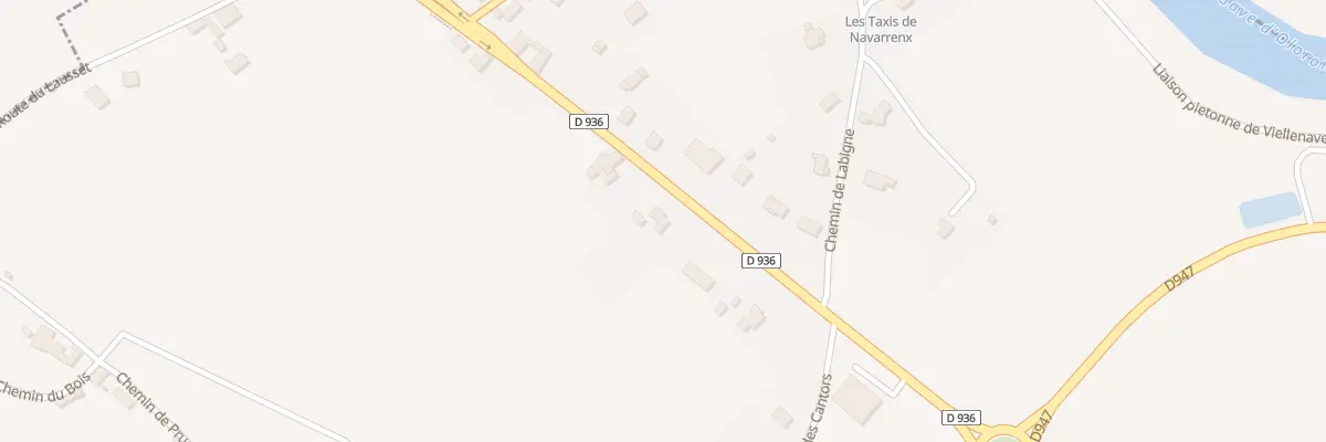 Plan du 10 Rte des Pyrénées à Viellenave-de-Navarrenx