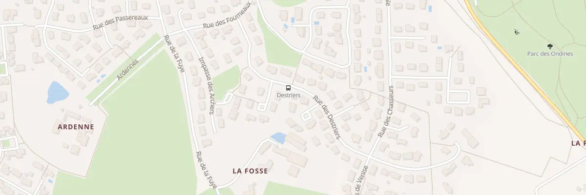Plan du 12 Rue des Destriers à Changé