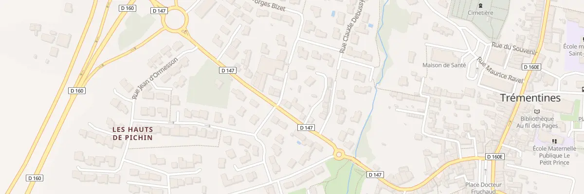 Plan du 42 Rue des Mauges à Trémentines