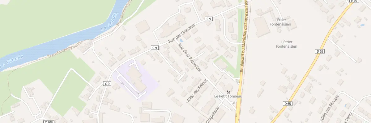 Plan du 6 Rue de la pépinière à Fontenay-le-Comte