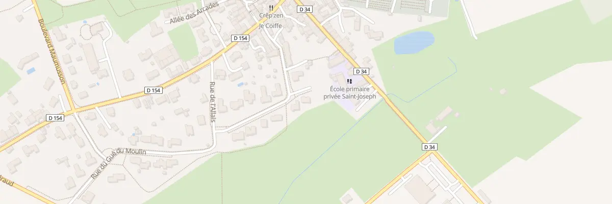 Plan du 25 Rue des Grands Jardins à Saint-Amand-sur-Sèvre
