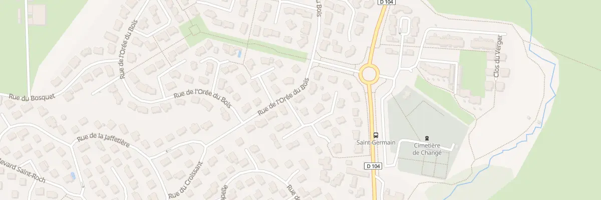 Plan du 5 Rue de l’Orée du Bois à Changé