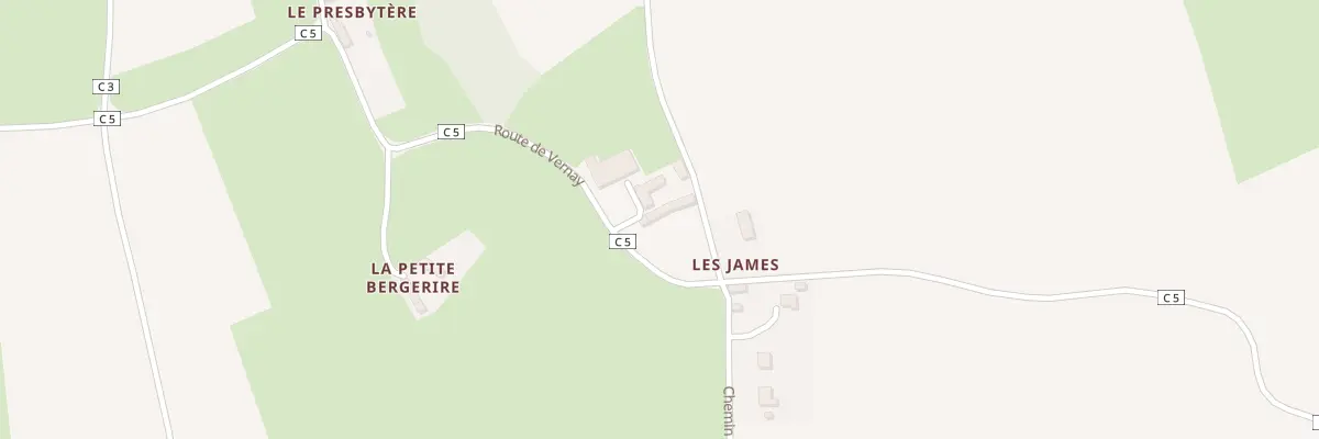 Plan du 709 Rte du Vernay à Castillon