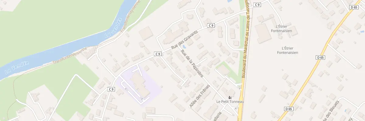 Plan du 4 Rue de la pépinière à Fontenay-le-Comte