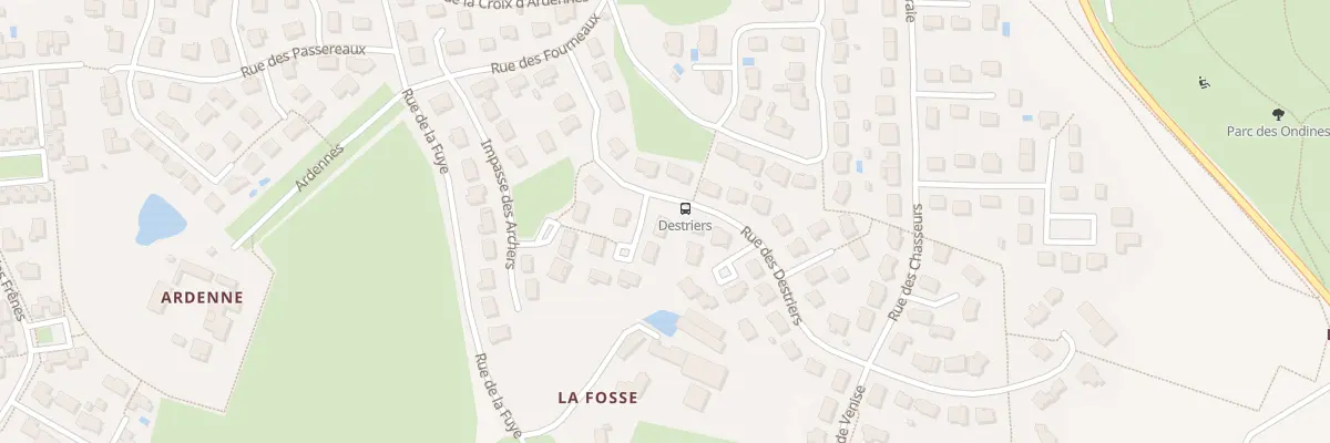Plan du 1 Imp des Ecuyers à Changé