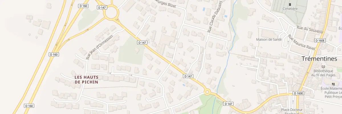 Plan du 50 Rue des Mauges à Trémentines