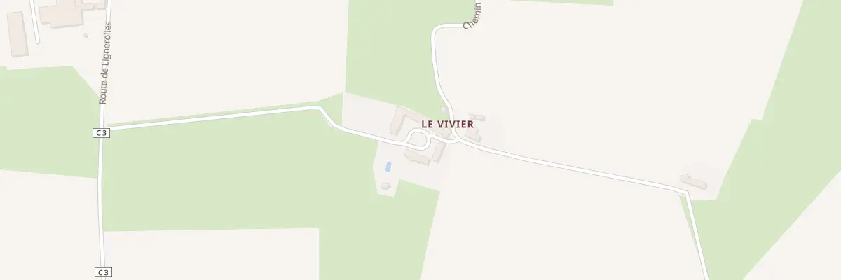 Plan du 987 Rte de Lignerolles à Castillon