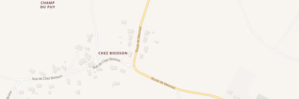 Plan du 28 Rte de Meursac à Thaims