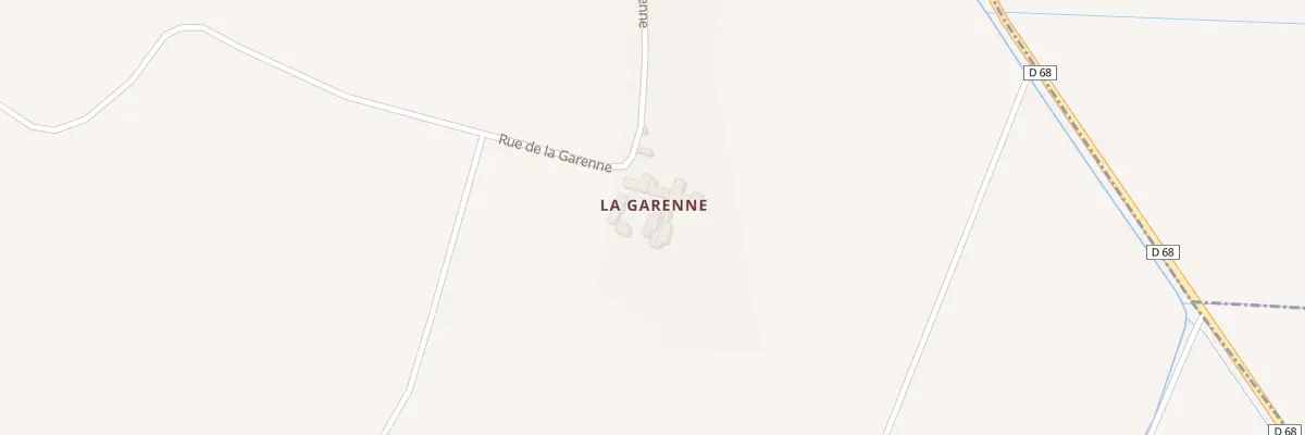 Plan du 55B Rue de la garenne à Doix lès Fontaines