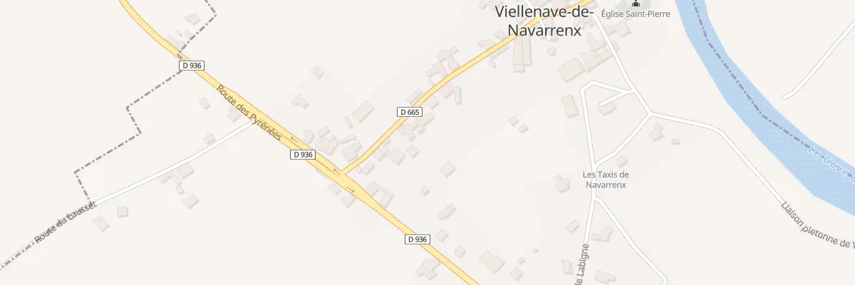 Plan du 12 Rue du Gave à Viellenave-de-Navarrenx