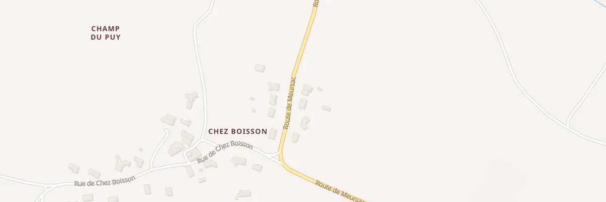 Plan du 32 Rte de Meursac à Thaims