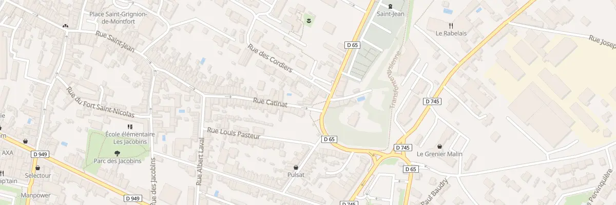 Plan du 65 Rue catinat à Fontenay-le-Comte