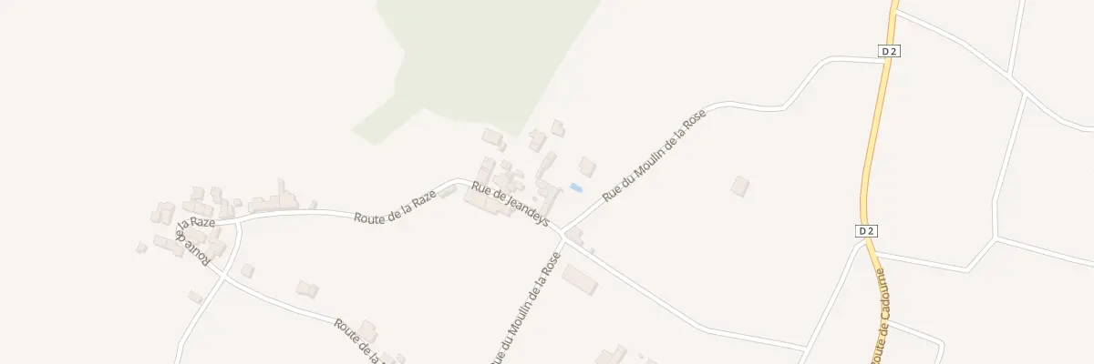 Plan du 3 Rue de Jeandeys à Saint-Seurin-de-Cadourne