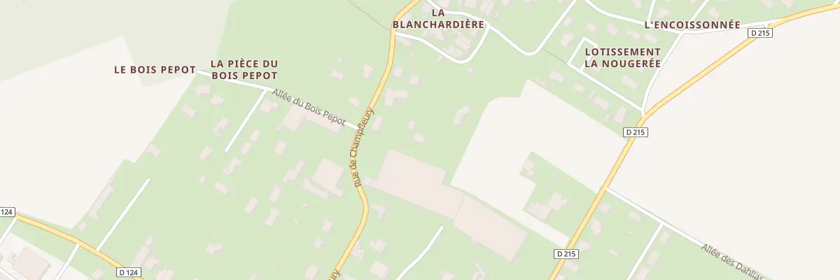 Plan du 25 Rue de Champfleury à Bords