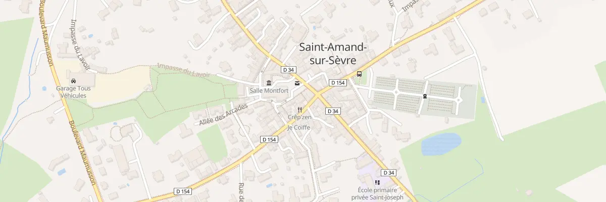 Plan du 4 Rue de la Sèvre à Saint-Amand-sur-Sèvre