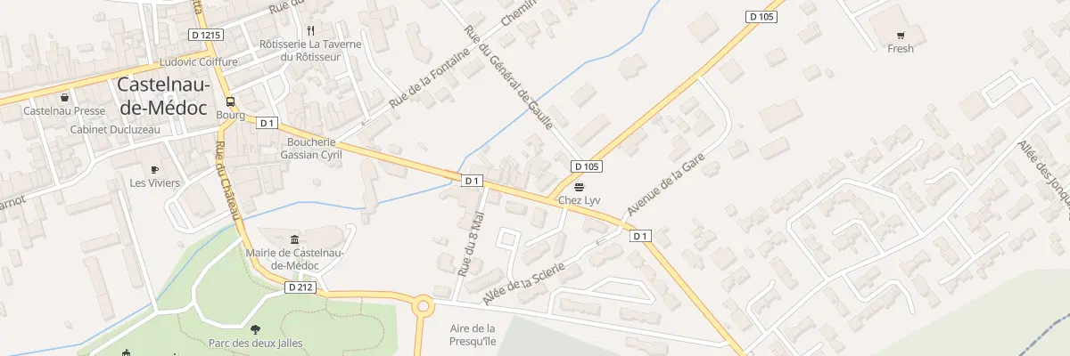 Plan du 28 Av Georges Mandel à Castelnau-de-Médoc