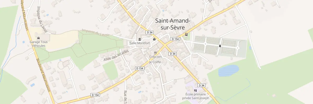 Plan du 6 Rue de la Sèvre à Saint-Amand-sur-Sèvre