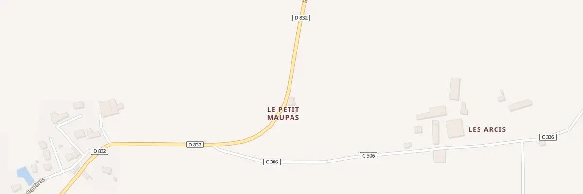 Plan du 102 Le Petit Maupas à Mantilly