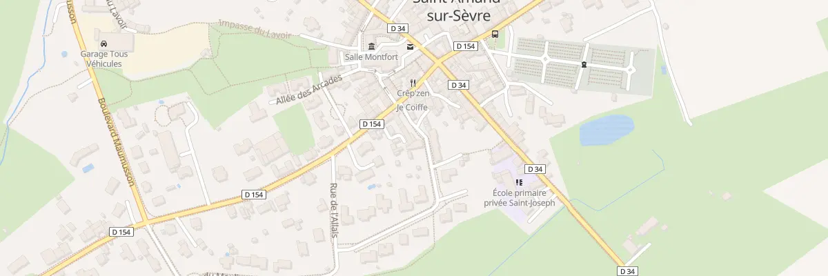 Plan du 6 Rue des Grands Jardins à Saint-Amand-sur-Sèvre