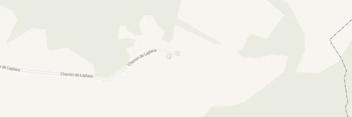 Plan du 858 Che de Laplace à Saint-Boès