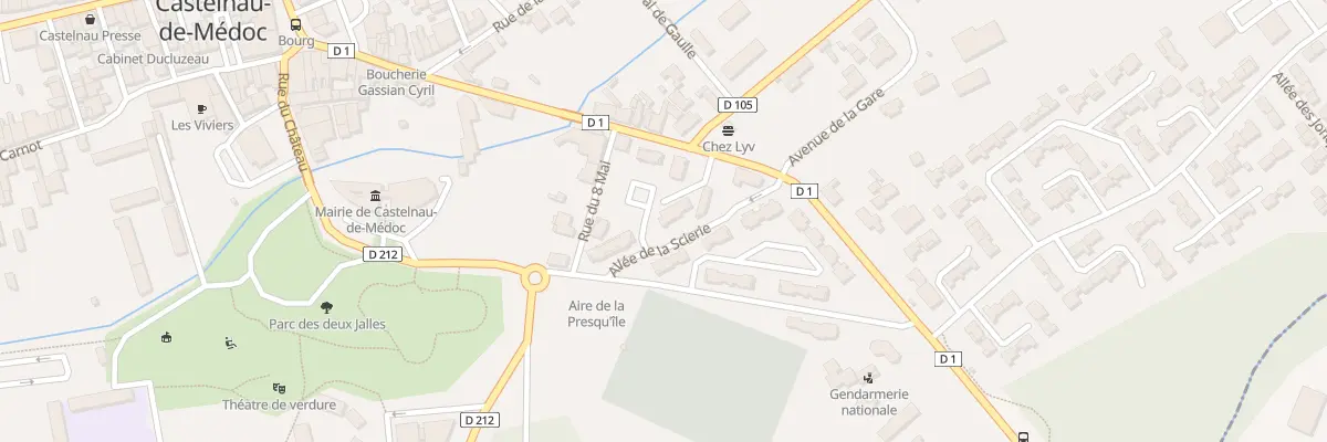 Plan du 31E Av Georges Mandel à Castelnau-de-Médoc