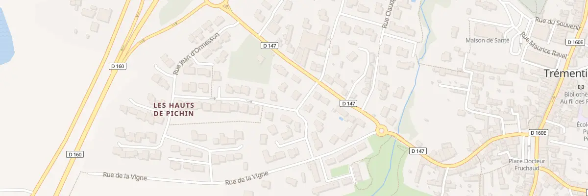 Plan du 11 Rue de Pichin à Trémentines