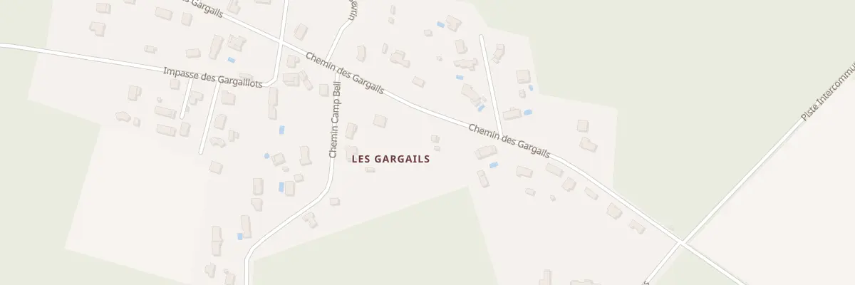 Plan du 13 Che des Gargails au Barp