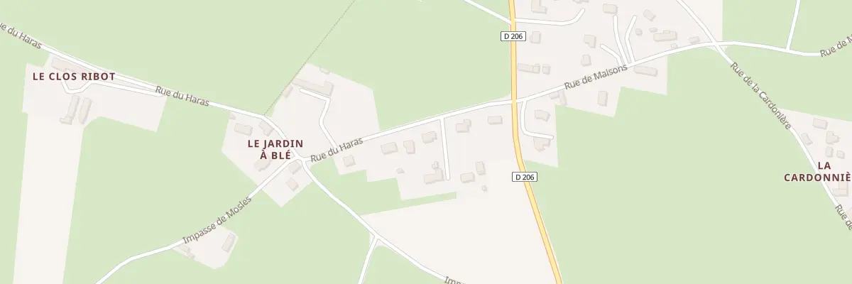 Plan du 9 Rue du Haras à Étréham