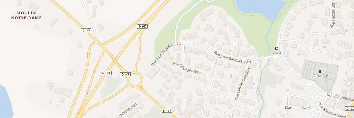 Plan du 2 Rue Georges Bizet à Trémentines