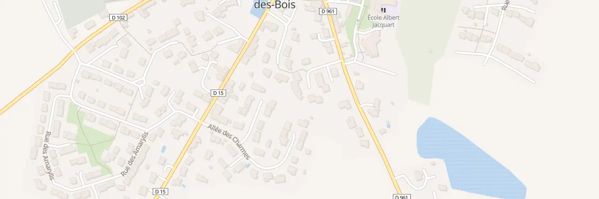 Plan du 6 All des Acacias à Saint-Augustin-des-Bois