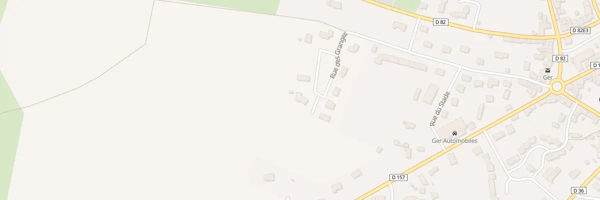 Plan du 12 Rue des Granges à Ger