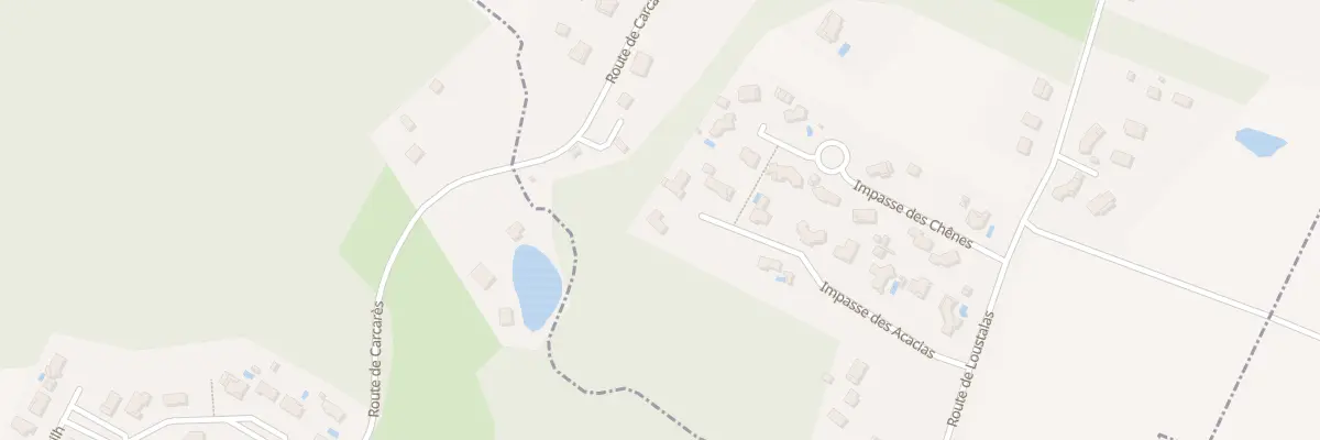 Plan du 13 Imp des Acacias à Carcarès-Sainte-Croix