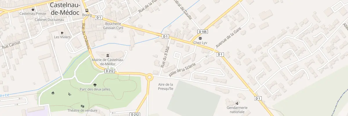 Plan du 29 Av Georges Mandel à Castelnau-de-Médoc