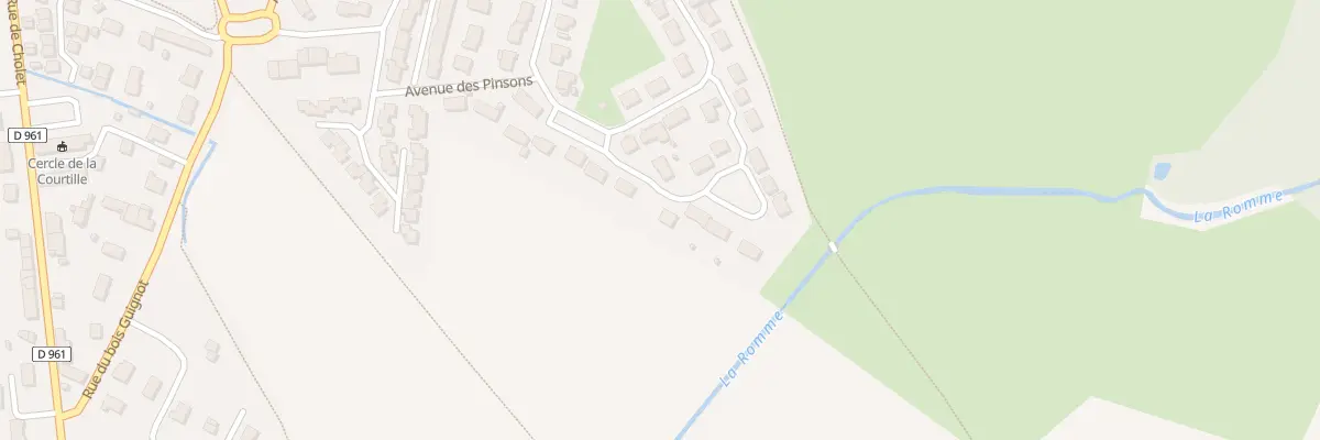 Plan du 2 Sq des Hirondelles à Bécon-les-Granits