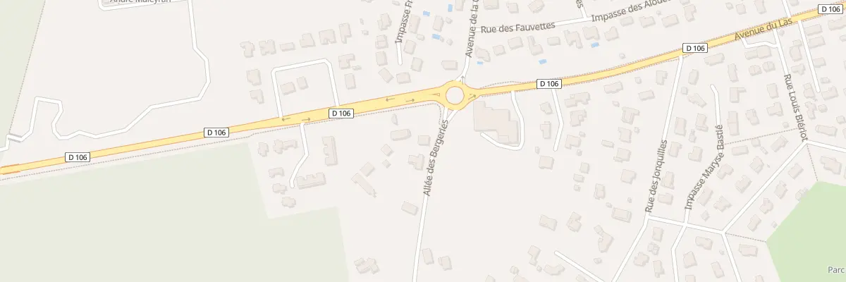 Plan du 78 All des Bergeries à Saint-Jean-d’Illac