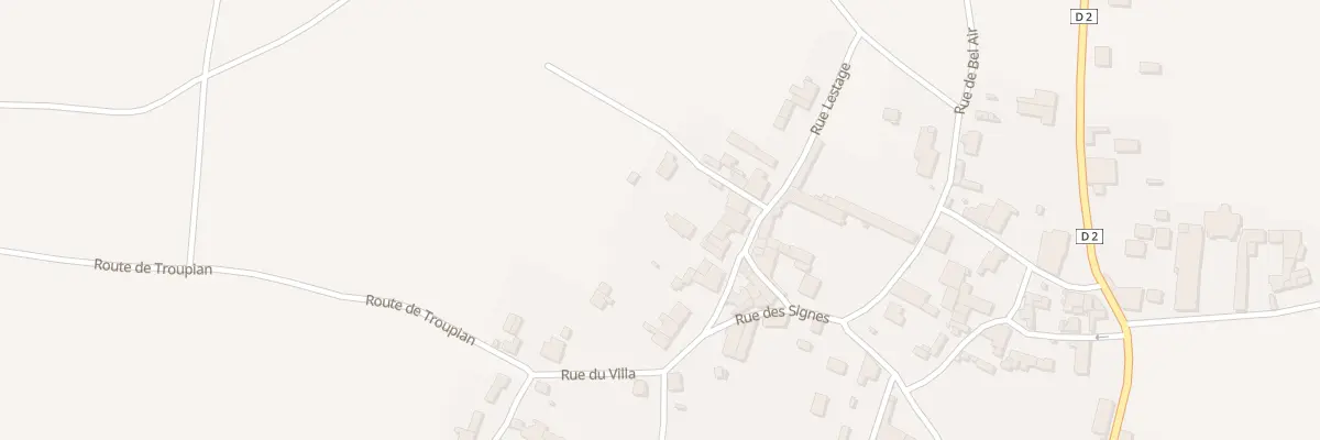 Plan du 251 Lestage à Saint-Seurin-de-Cadourne