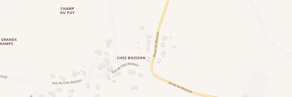 Plan du 23 Rte de Meursac à Thaims