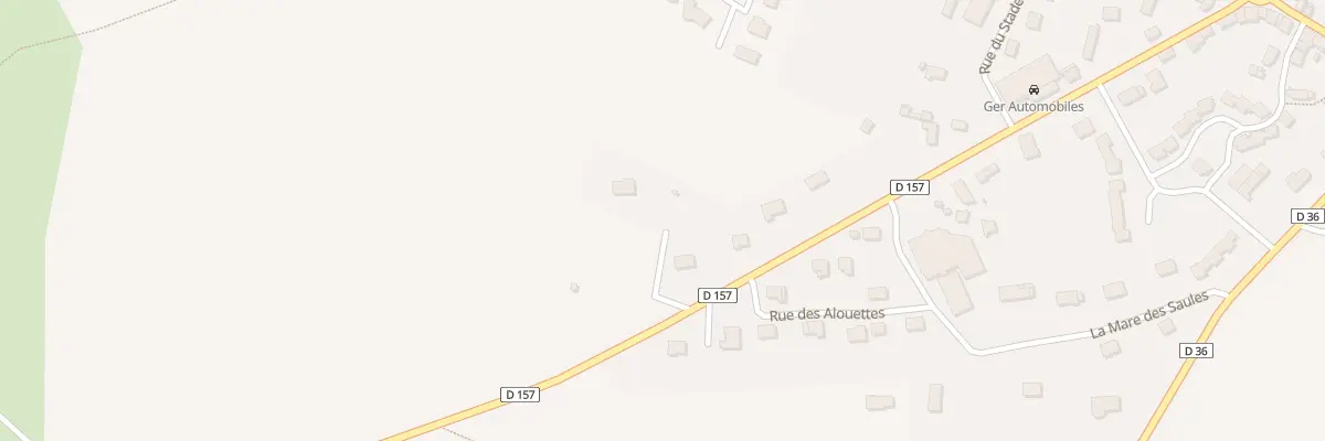 Plan du 34 Rue du Mont St Michel à Ger