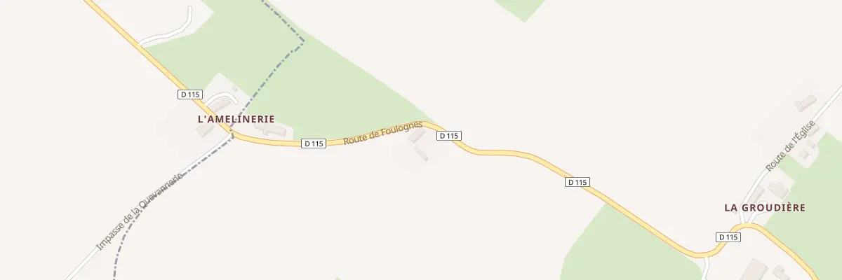 Plan du 5001 L’Amelinerie à Sainte-Honorine-de-Ducy