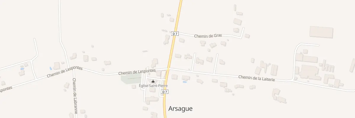Plan du 11 Chem de la Laiterie à Arsague