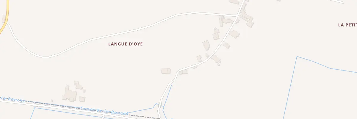 Plan du 1T Langue d’Oye à La Ronde